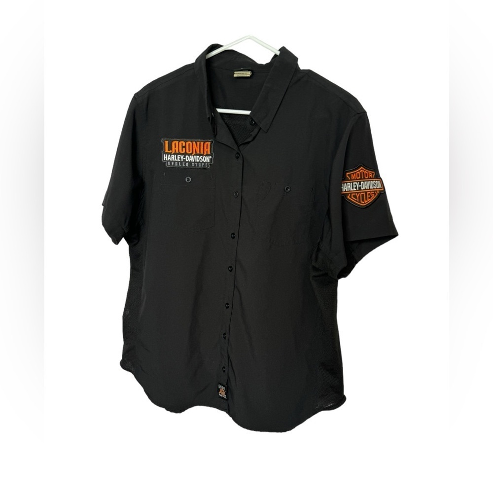 Harley Davidson Laconia Clothing Button Up Top size XL